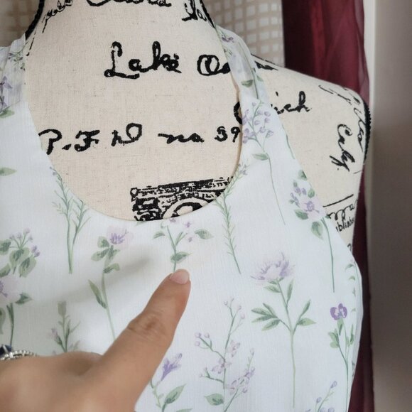 NWT Iorane Floral Halter Maxi Dress - Size Medium - Picture 6 of 13